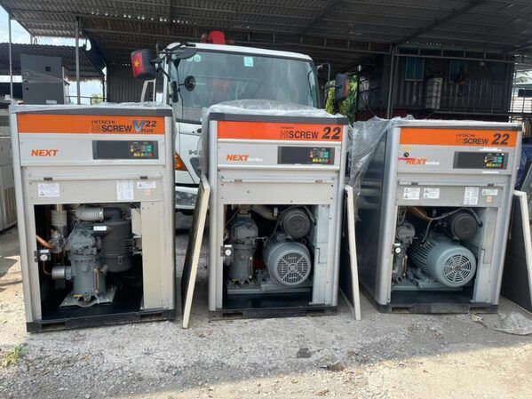 Máy nén khí Hitachi 22kw (30Hp) Nhật Bản - Biến tần 5 Máy nén khí Hitachi 22kW Nhật bãi chất lượng cao