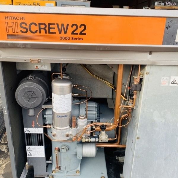 Máy nén khí Hitachi 22kw (30Hp) Nhật Bản - Biến tần 6 Máy Nén Khí DL cung cấp máy nén khí Hitachi 22kW chính hãng, hỗ trợ lắp đặt tận nơi