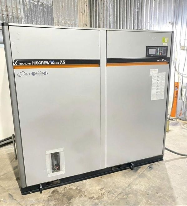Máy nén khí Hitachi 75Kw (100Hp) chính hãng - Bản mới 100% 3 Máy nén khí Hitachi 75Kw