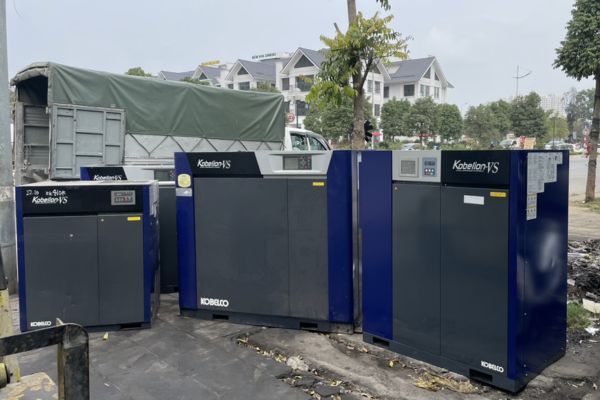 Máy nén khí Kobelco 75kW (100HP) hàng Nhật chính hãng 5 Máy nén khí kobelco 75kw được nhiều doanh nghiệp lựa chọn