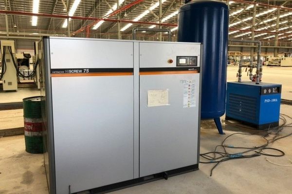 Máy nén khí trục vít vận hành liên tục cho nhà máy công nghiệp