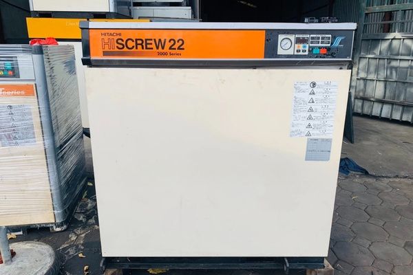 Máy nén khí Hitachi Nhật bãi tiết kiệm 20 - 40% so với máy mới