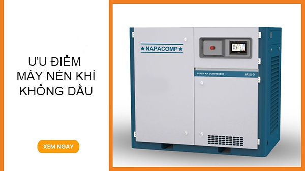 Những ưu điểm của máy nén khí không dầu