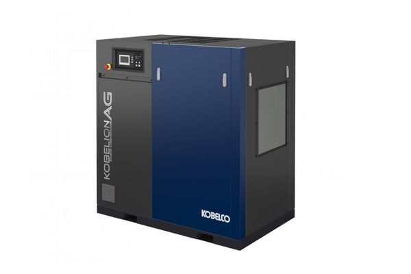 Máy nén khí Kobelco 22kW (30Hp) Nhật Bản chính hãng 5 Dòng máy nén khí AG22A với lưu lượng ~3,6 m³/phút
