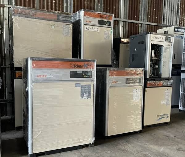 Máy nén khí trục vít Hitachi Nhật Bản chính hãng 3 Máy nén khí trục vít Hitachi giúp doanh nghiệp tiết kiệm chi phí vận hành dài hạn